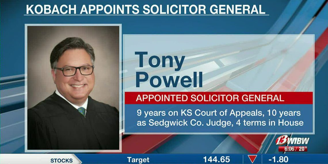 AG-elect names retired Court of Appeals Judge as new Solicitor General
