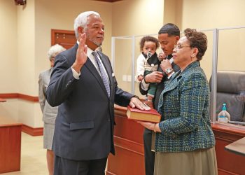 Solicitor Finney, assistant solicitors sworn in